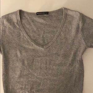 Grey brandy top
